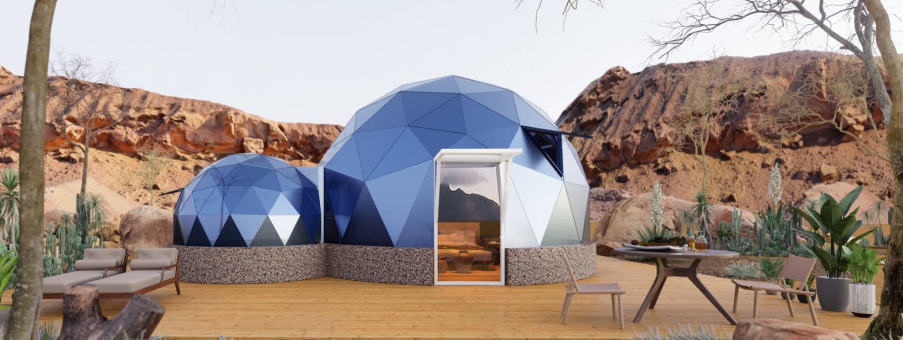 金阳县球形智能光伏玻璃星空房